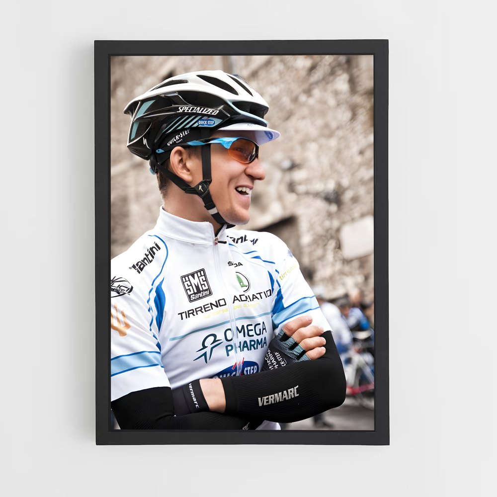 Poster Sourire de la Victoire – affiche Cyclisme (vue 2)